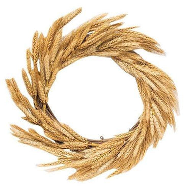 Natural Twig and Wheat Wreath, 20